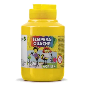 Fco Tempera 250ml Amarillo Acrilex