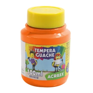 Fco Tempera 100ml Naranja Acrilex