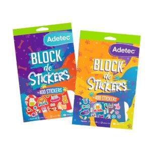 Block de Stickers Mascotas Adetec