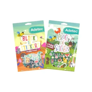 Block de Stickers Animales Adetec