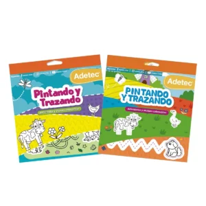Block de Stickers y Actividades Pintando y Trazando Adetec