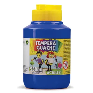 Fco Tempera 250ml Azul Turquesa Acrilex
