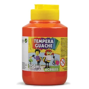 Fco Tempera 250ml Rojo Acrilex