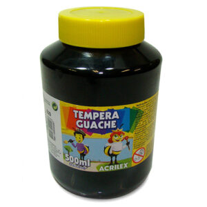 Fco Tempera 500ml Negro Acrilex
