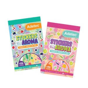 Block de Stickers con Aroma Adetec