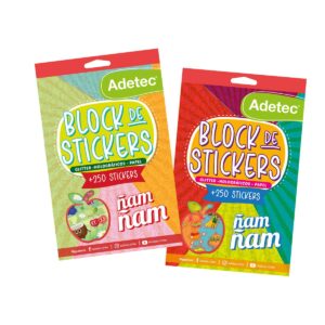 Block de Stickers Ñam Ñam Adetec