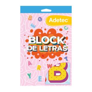 Block de Stickers Letras Adetec