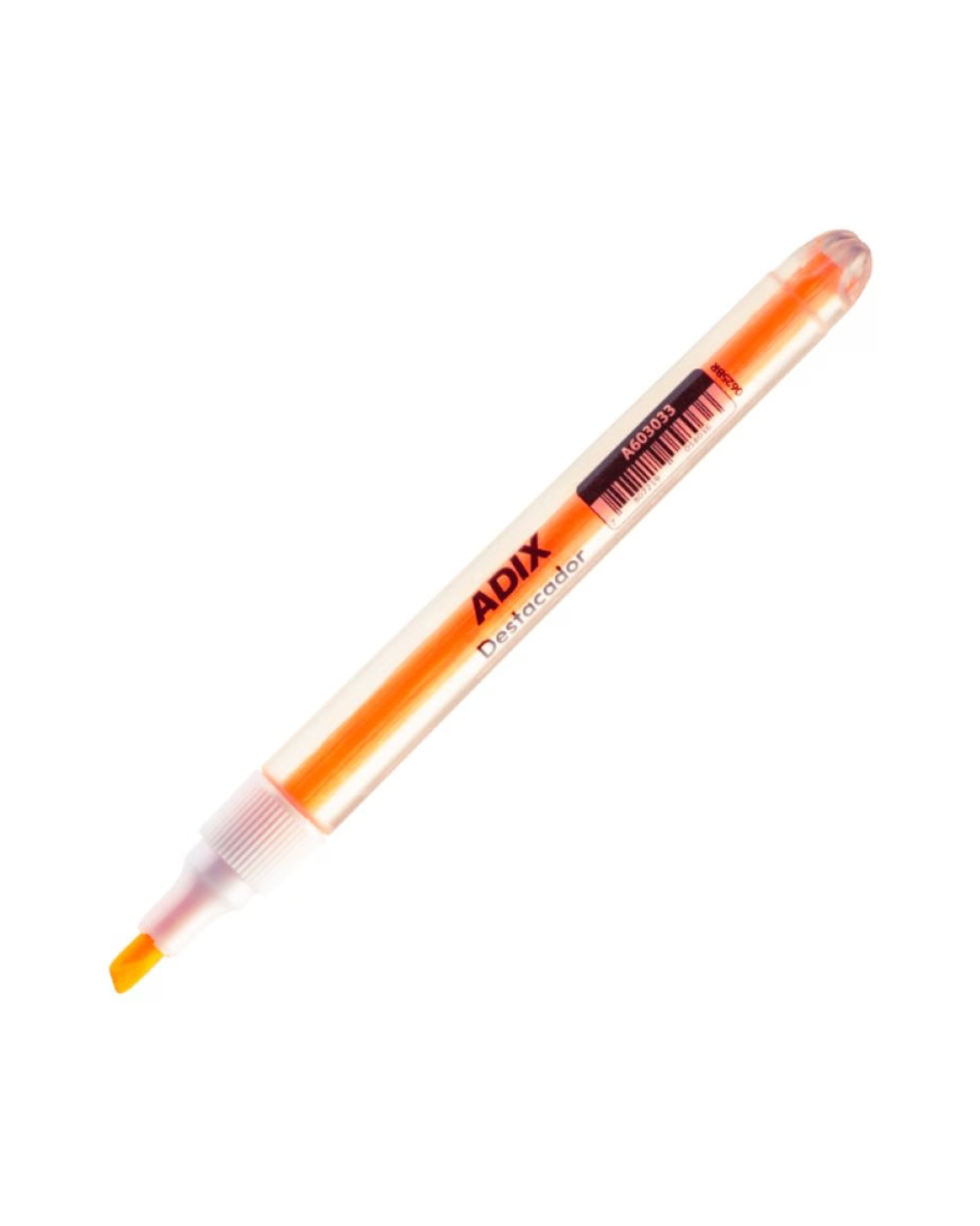 Destacador Tipo Lápiz Naranja Adix