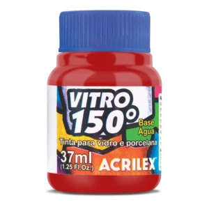 Fco Vitro 150° 37ml Rojo Acrilex