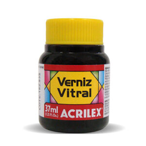 Fco Barniz Vitral 37ml Rojo Fuego Acrilex