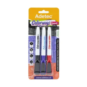 Set Marcadores para Pizarra Clásico Adetec