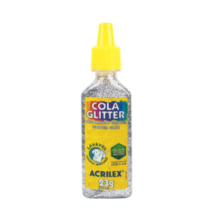 Glitter Glue 23g Plata Acrilex
