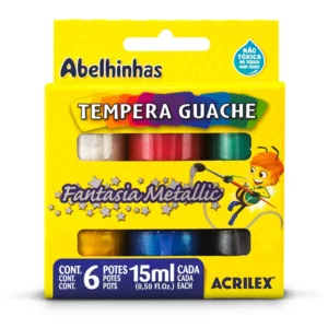 Est Pinturas de Dedo 6u 30ml Acrilex