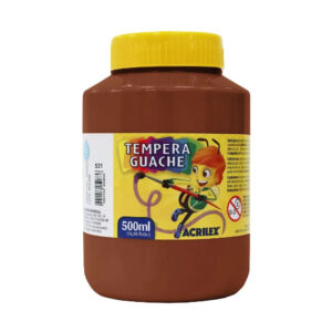 Fco Tempera 500ml Café Acrilex