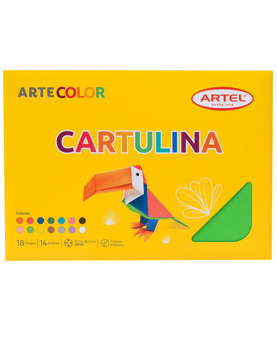 Cartulina ArteColor Artel 18 colores