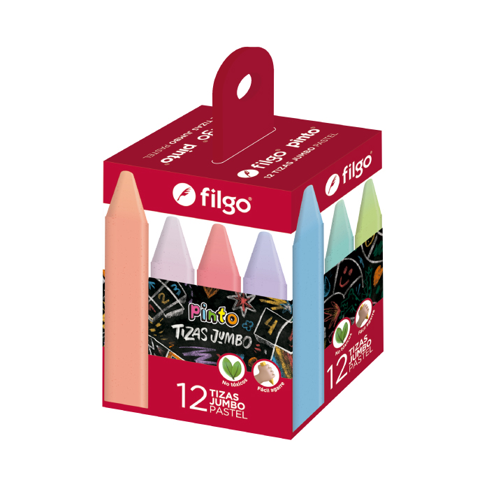 Est 12 Tizas Jumbo Pinto Filgo